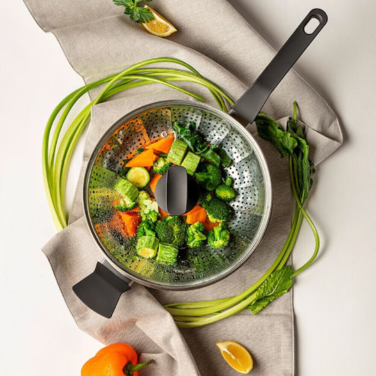 Steamer Basket Foldable Stainless Steel 16cm 9kzn11