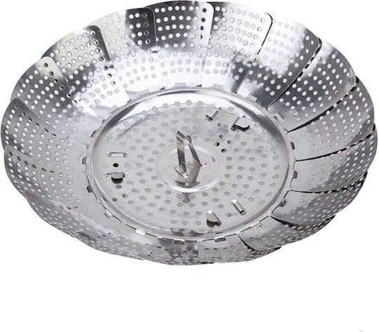 Steamer Basket Foldable Stainless Steel 16cm 9kzn11