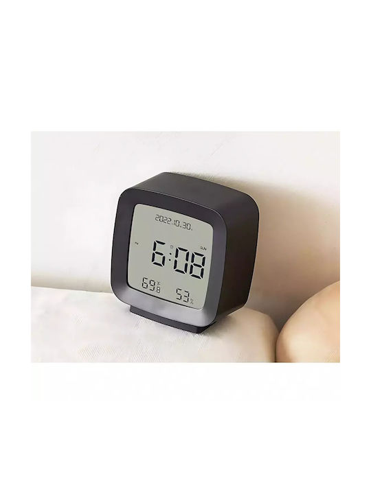 Digitaler Wecker LCD-Bildschirm Temperatur Luftfeuchtigkeit Schlummerfunktion 8x4x8,5 cm Aria Trade