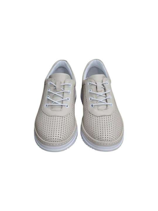 Γυναικεία Ανατομικά Sneakers Μπεζ