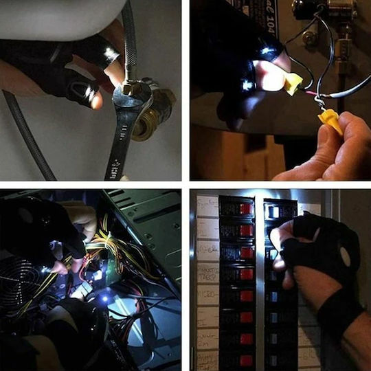 Multifunctional Led Glove Left