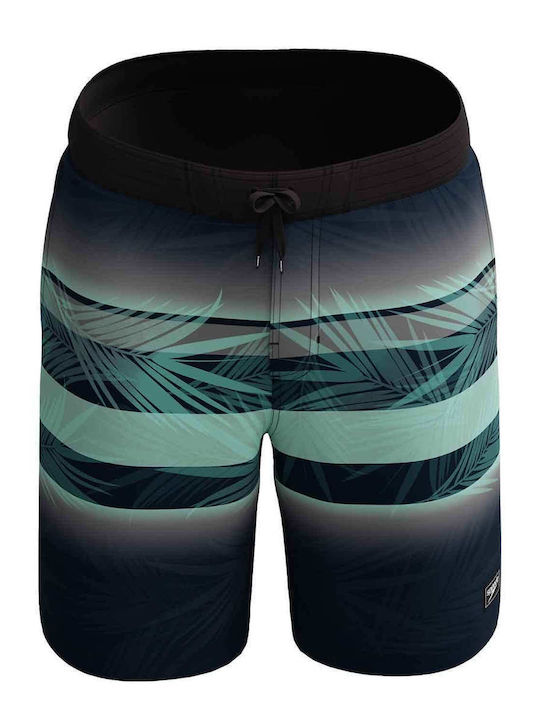 Men's Swimwear Bermuda Gray with Patterns