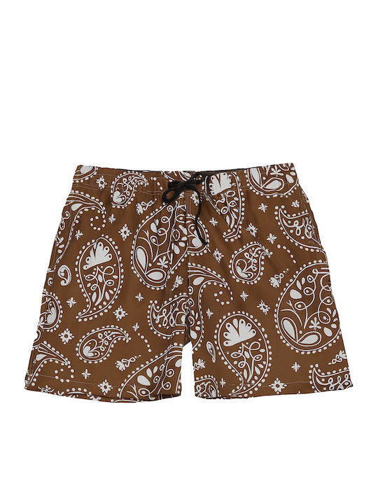 Men's Swimwear Shorts Brown