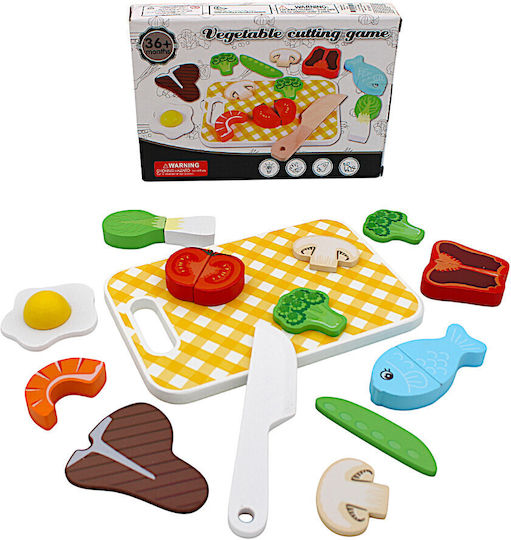 Дървена Игра Играчки За Хранителни Стоки За 3+ Години