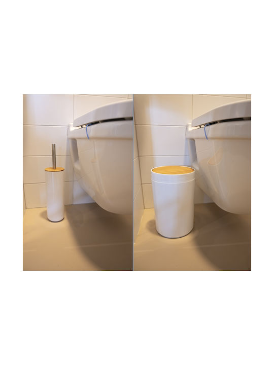 Alpina Appliances Bathroom Accessory Set Plastic White 6 Pieces