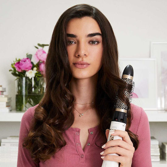 Bellissima Air Wonder 8in1 Ceramic Electric Brush with Air for Straightening and Curls 1000W White