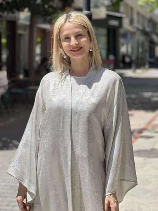 Damen Kimono Silver