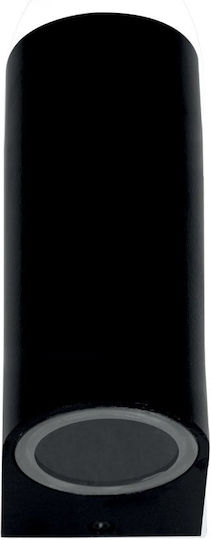ARlight CT 8232 BK Wandmontiertes Außen-Spotlight GU10 IP44 Doppelstrahl