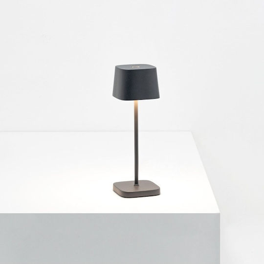 Zafferano Ofelia Table Lamp with White Shade and Base
