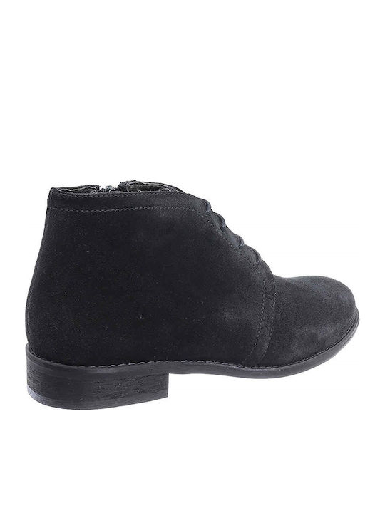 Leather Women's Ankle Boots Black