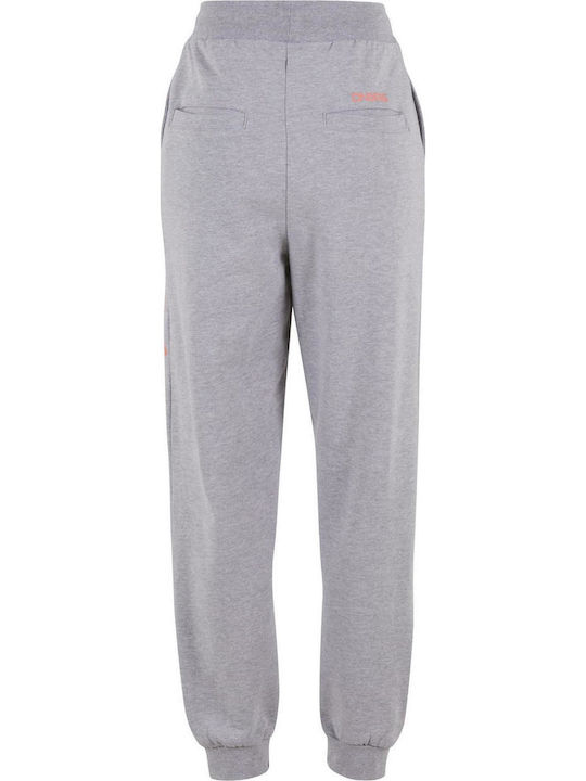 Παντελόνι Φόρμας με Λάστιχο Grey Melange/salmon