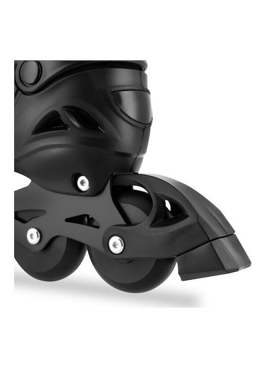 Spokey Skates Inline Αυξομειούμενα Rollers Μαύρα Ενηλίκων