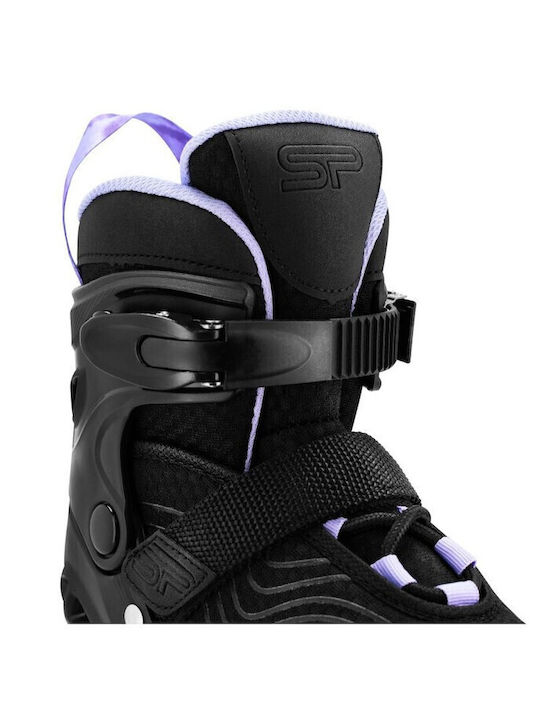 Spokey Skates Inline Αυξομειούμενα Rollers Μαύρα Ενηλίκων