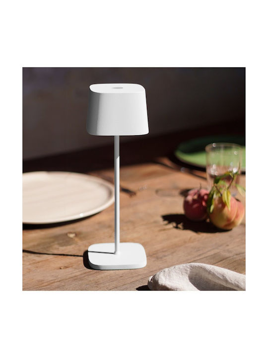 Zafferano Table Lamp LED with Green Shade and Base