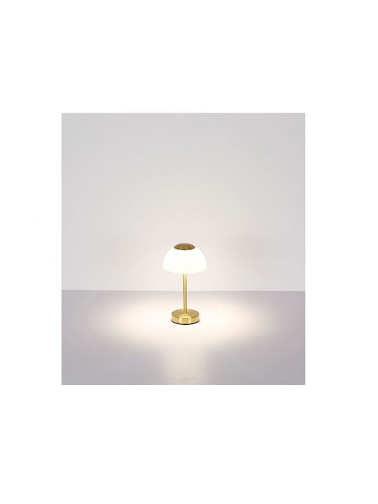 Globo Lighting Lampă de masă LED cu Abajur Argintiu și Bază