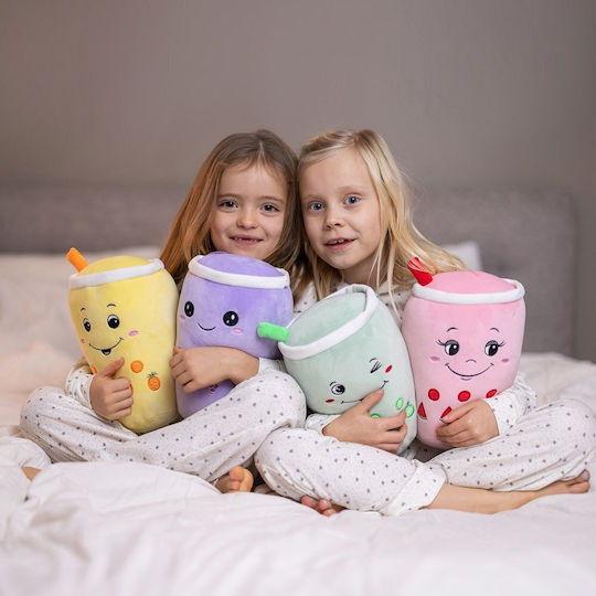 Λούτρινο Teddy Kompaniet Squeezie Bubble Tea Yellow 25cm Tk4224