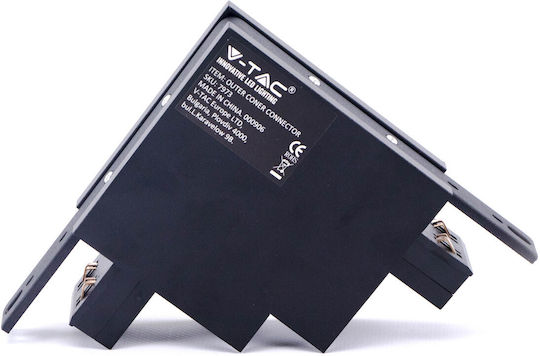V-TAC Σύνδεσμος Ράγας για Φωτιστικά Μαύρος 7973
