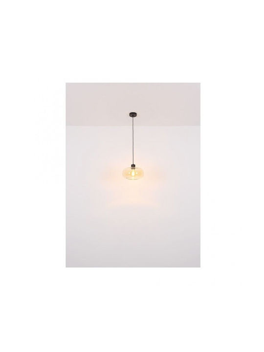 Globo Lighting Candelabru 1xE27 Ø28cm cu Cristale Gri 15566H