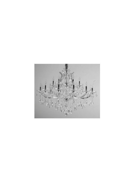 Inlight Kronleuchter mit Kristallen Silber 2606