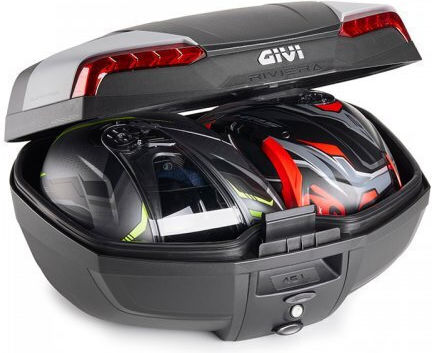 Givi Riviera Monolock Monolock Μπαγκαζιέρα Μοτοσυκλέτας 46lt Μαύρη