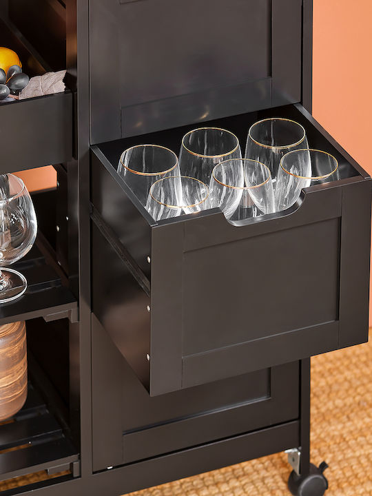 Boden Küchenschrank Schwarz 67x37x84cm