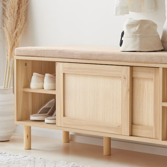 Entry Furniture Ξύλου 121x49x35cm