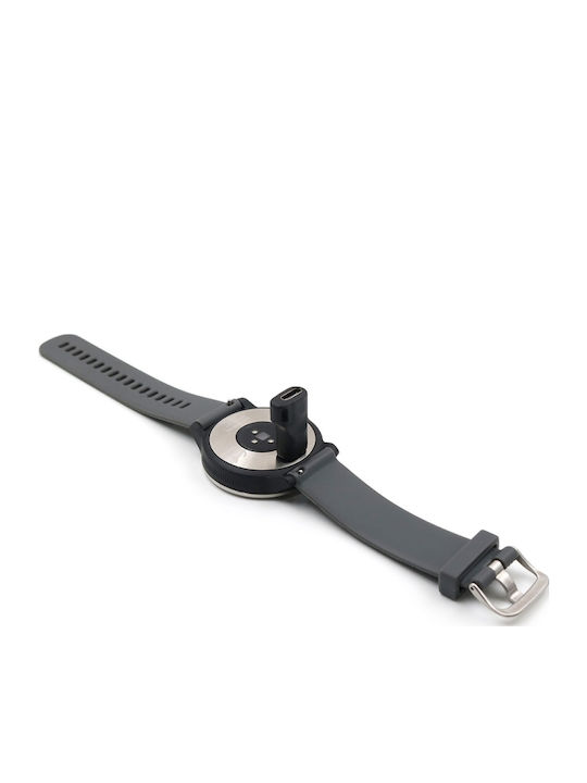 Adapter Φόρτισης Type C Μαύρο (Garmin Fenix 5 / 5x / 5s / 6 / 6X / 6S Pro / Venu)