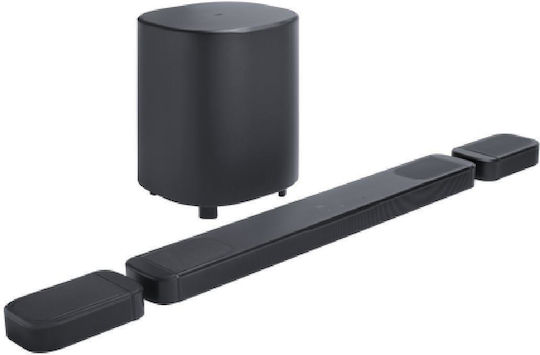JBL Bar 1000MK2 Саундбар 7.1.4 Bluetooth, HDMI и Wi-Fi 500W с Безжичен Субуфер и Дистанционно Черен
