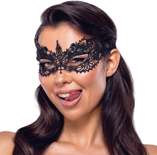 Cottelli Collection Blindfold BDSM Μάσκα σε Μαύρο Χρώμα