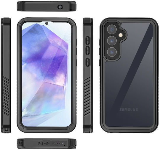 Redpepper 360 Vollschutz Wasserdicht Schwarz (Galaxy A55)