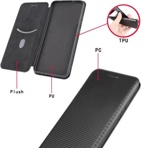 Carbon Wallet Black (Galaxy Z Fold 3)