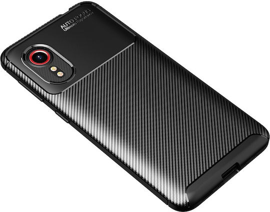 Carbon Fiber Resistance Back Cover Negru (Galaxy Xcover 5)