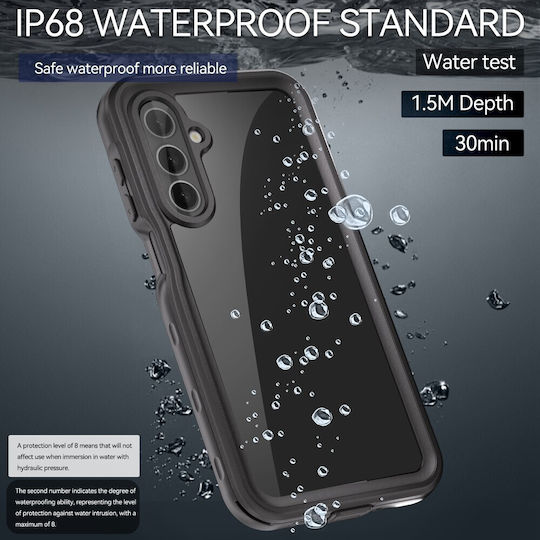 Carcasă impermeabilă Redpepper IP68 Samsung Galaxy A16 4G 5G Negru
