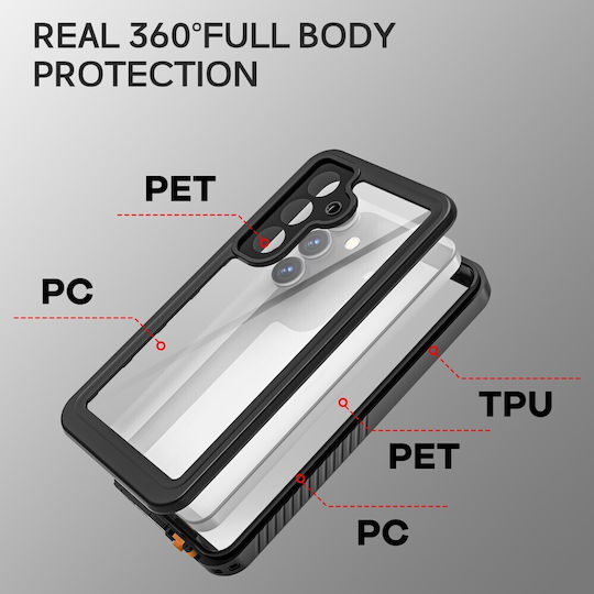 Redpepper Ip68 Fs Fm Series Αδιάβροχη Θήκη Samsung Galaxy S25 Black