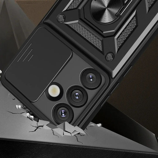 Hurtel Hybrid Back Cover Silicon / Plastic Negru (Nothing Phone (3a) Pro)
