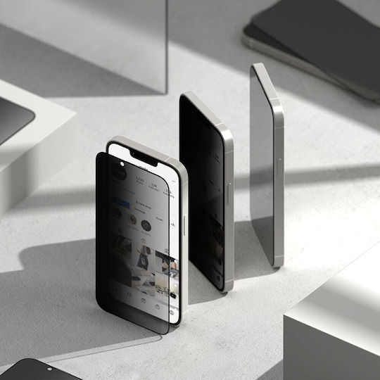 Ringke Easy Slide Privacy Tempered Glass 2τμχ (iPhone 17e / 16e / 14 / 13 / 13 Pro)