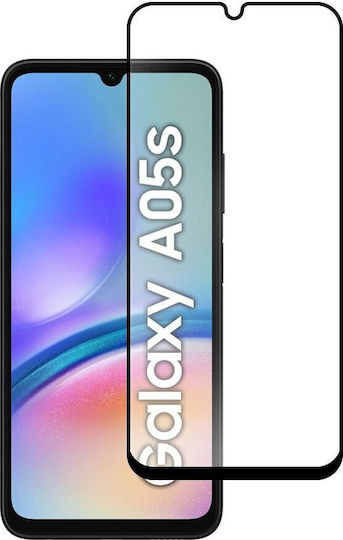 5D Full Glue Tempered Glass Μαύρο (Galaxy A05s)