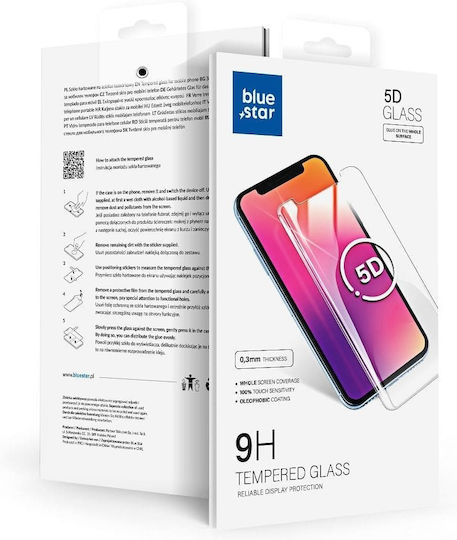 5D Full Glue Tempered Glass Μαύρο (Galaxy A05s)