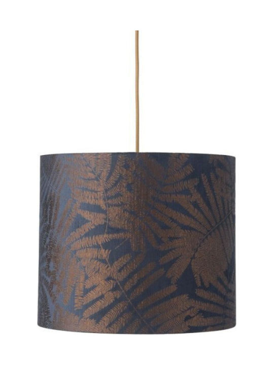 Lampshade 1xe27 Fern Leaves Φ35cm Fern Leaves Wild Ebb&flow Sh101028-c Blue