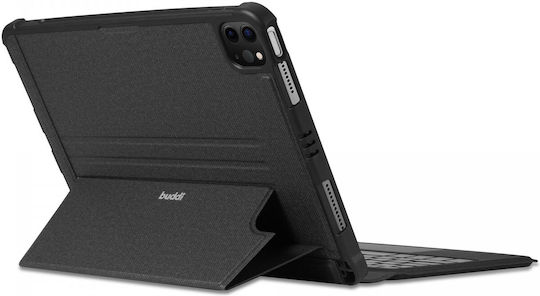 Buddi Thorn Flip Cover With Keyboard In English US Black iPad Air 2020/2022