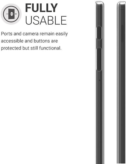 KWmobile Umschlag Rückseite Transparent für Galaxy Tab A7 Lite