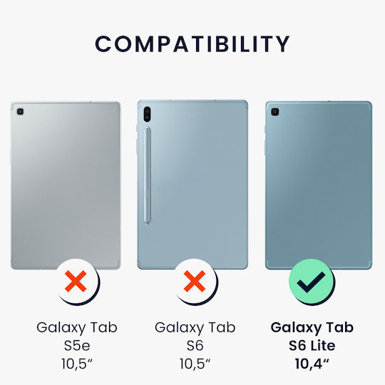 KWmobile Slim Fit Gel Flip Cover Μωβ (Samsung Galaxy Tab S6 Lite 10.4 2020 / 2022)