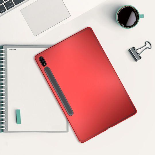 KWmobile Back Cover Roșu / Transparent Galaxy Tab S7+