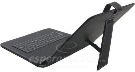 Esperanza EK127 Flip Cover with Keyboard in English US Black (Universal 7")