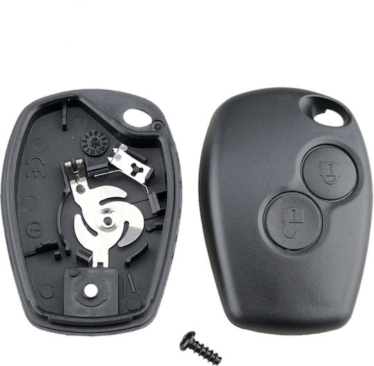Car Key Shell with 2 Buttons for Renault Clio / Megane / Laguna / Kangoo