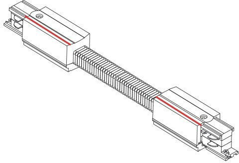 Nowodvorski Track Connector for Lighting Fixtures White 8698