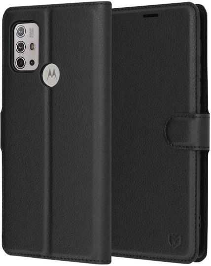 Book Leather Black (Moto G30Nokia G20)