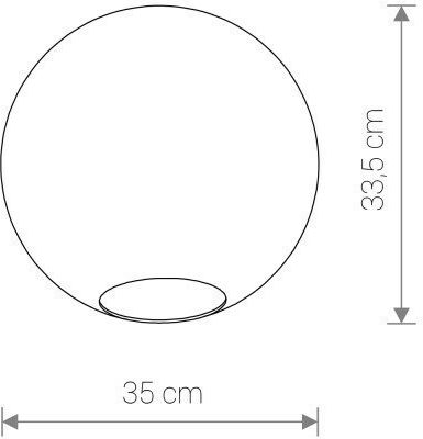 Nowodvorski Replacement Lampshade for Lighting Fixtures Transparent 8527