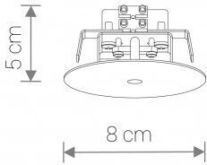 Nowodvorski Mounting Base for Lighting Fixtures White 8548