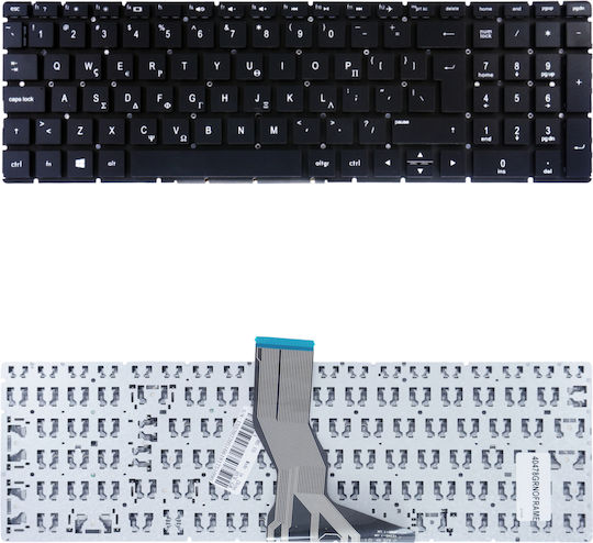 Πληκτρολόγιο Ελληνικό Greek Laptop Keyboard Hp 250 G6 Pk132044a01 2b-ab306c211 Pknr105c0 Gr Big Enter No Frame Κωδ.40478grbigenter